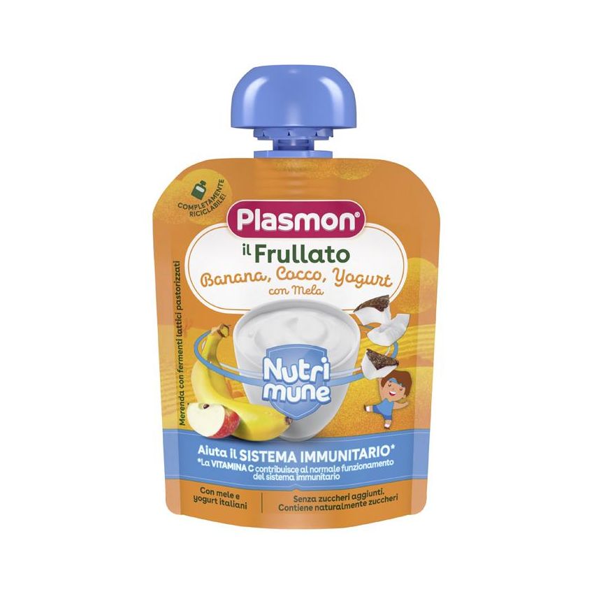Plasmon Nutrimune Smoothie di Banana, Cocco e Yogurt