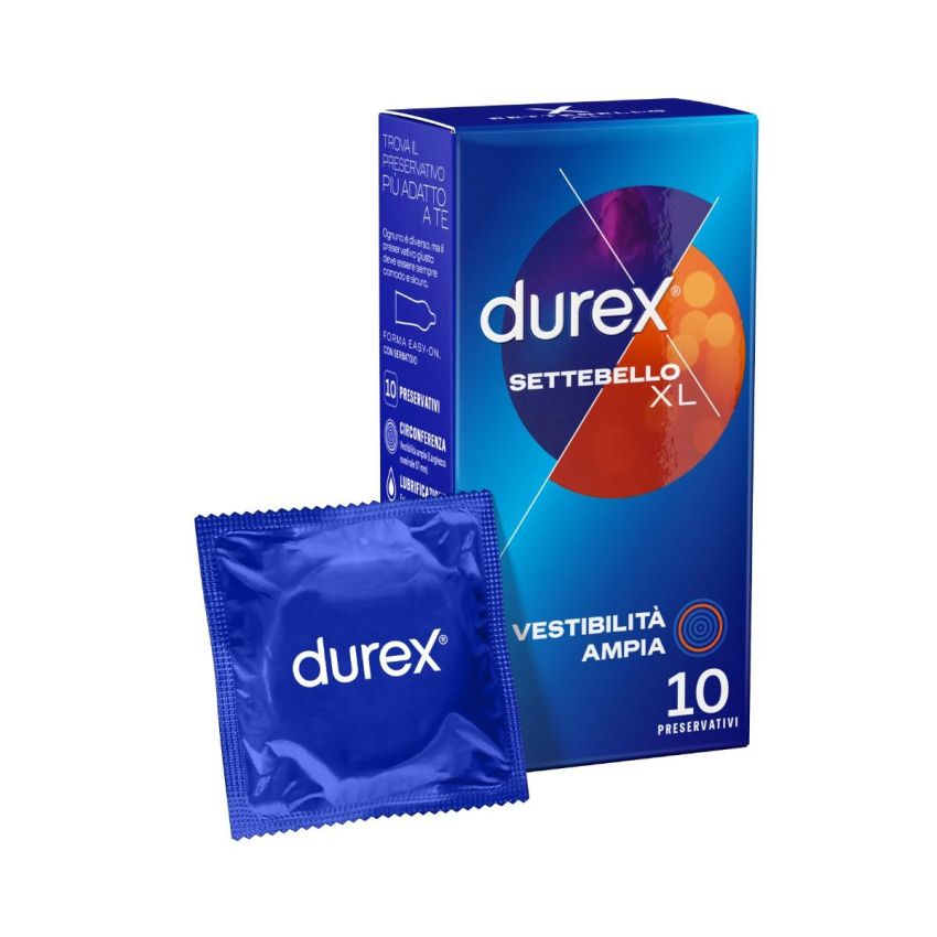 Durex Settebello XL - Confezione da 10 Preservativi