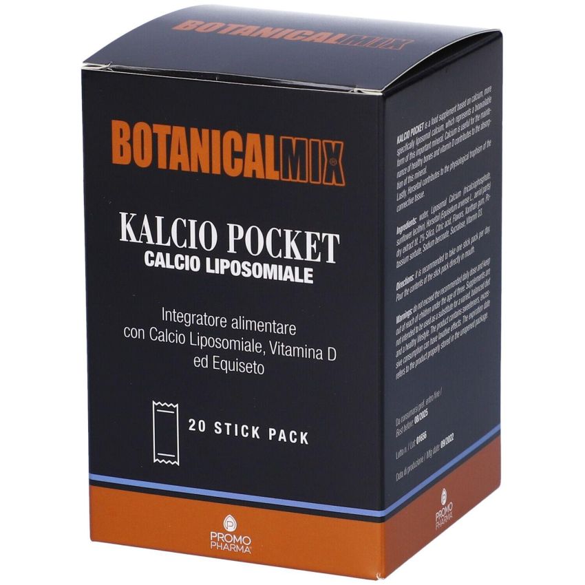 Calcio Botanico in Stick Portatile da 20 Pezzi - Mix Botanico