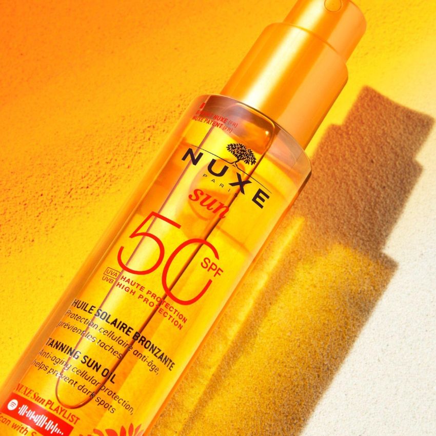 Olio Solare Nuxe Sun SPF50 per Viso e Corpo - 150ml