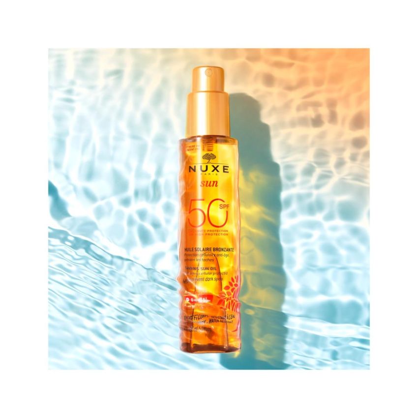 Olio Solare Nuxe Sun SPF50 per Viso e Corpo - 150ml