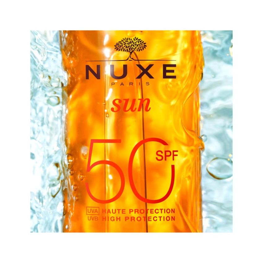 Olio Solare Nuxe Sun SPF50 per Viso e Corpo - 150ml