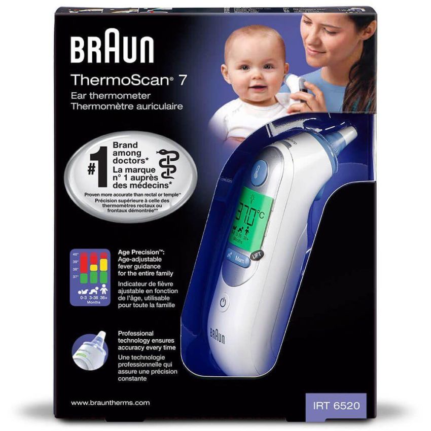 Termometro Auricolare Braun Thermoscan 7+ Avanzato