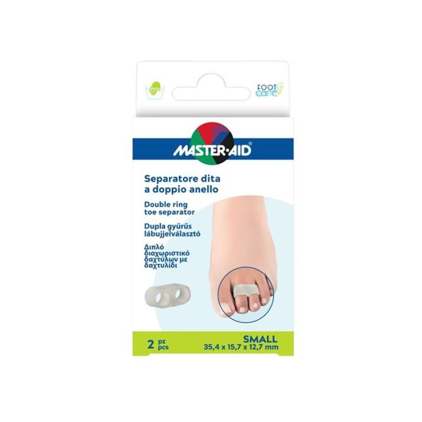 Master Aid Footcare Separatore Dita per Piedi a Doppio Martello - Taglia Small