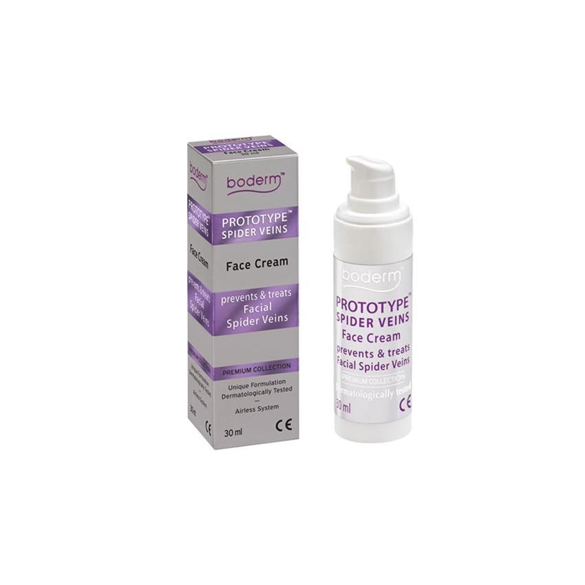 Boderm Prototype Crema Viso 30ml per Vene del Ragno e Teleangectasie