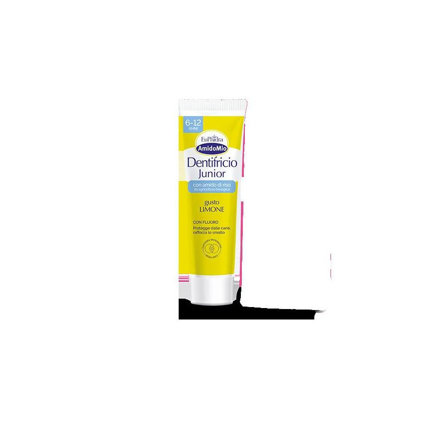 Dentifricio al Limone Euphidra Amidomio per Bambini 6-12 Anni - 50ml
