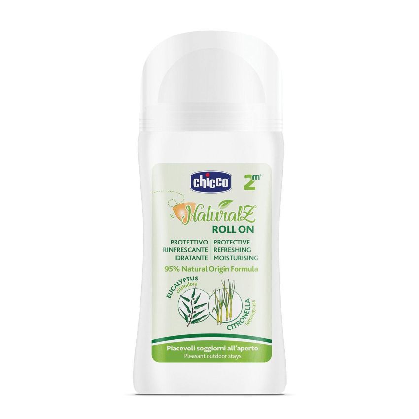Chicco Naturalz Roll-On Antizanzare Protettivo Rinfrescante 60ml