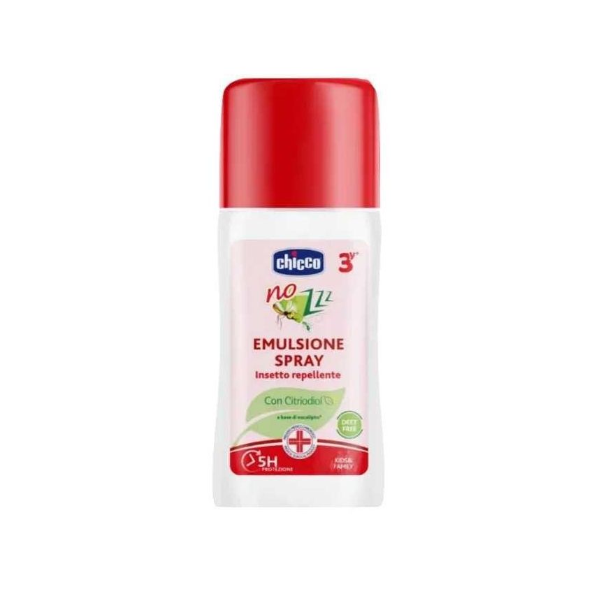 Chicco Nozzz Spray Insetto-Repellente per Bambini, 100ml