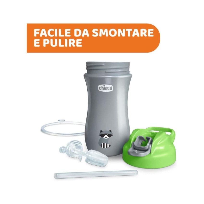Chicco Pop Up Tazza Verde per Bambini dai 2 Anni+