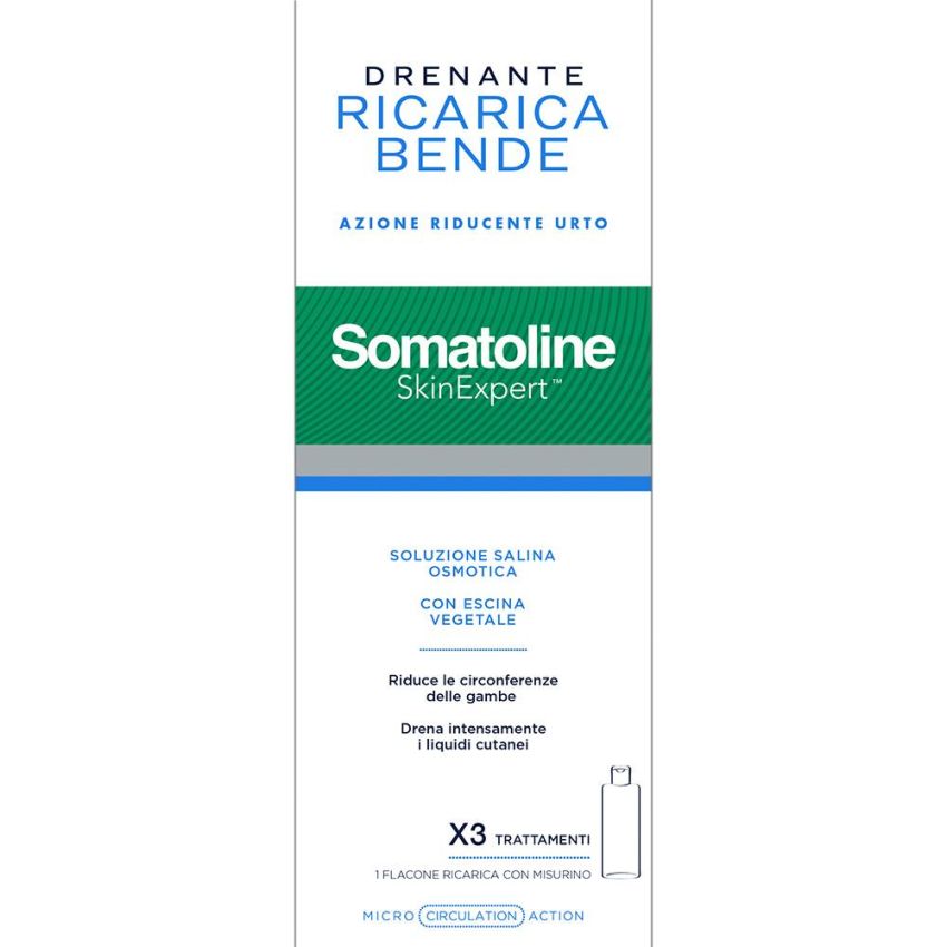 Somatoline Skin Expert - Kit di Ricarica per Bende Snellenti e Drenanti, 420ml