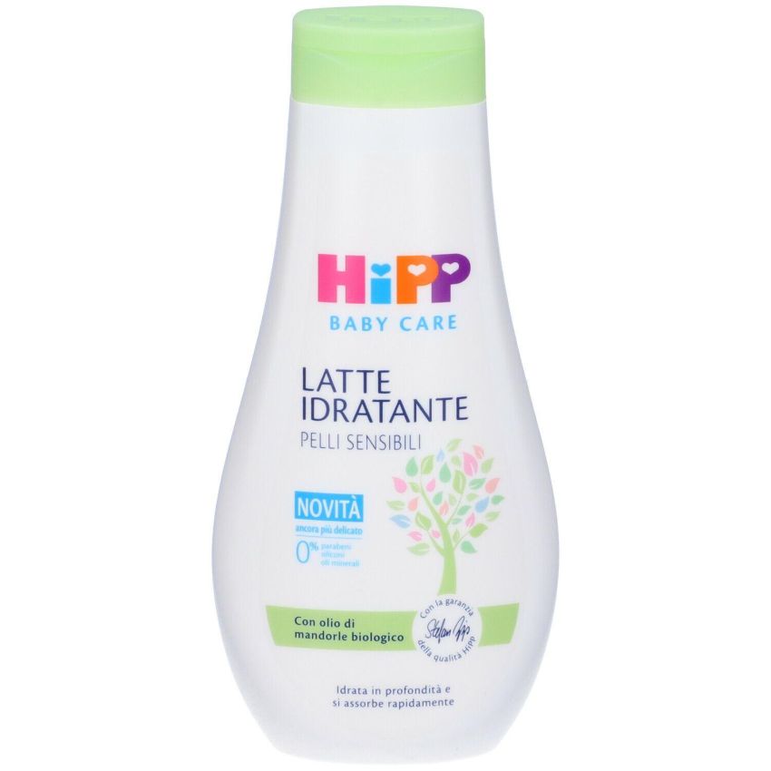 Latte Idratante Hipp Baby Care per Pelli Sensibili, 350ml