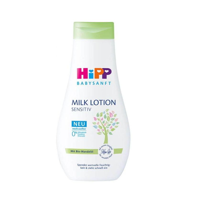 Latte Idratante Hipp Baby Care per Pelli Sensibili, 350ml