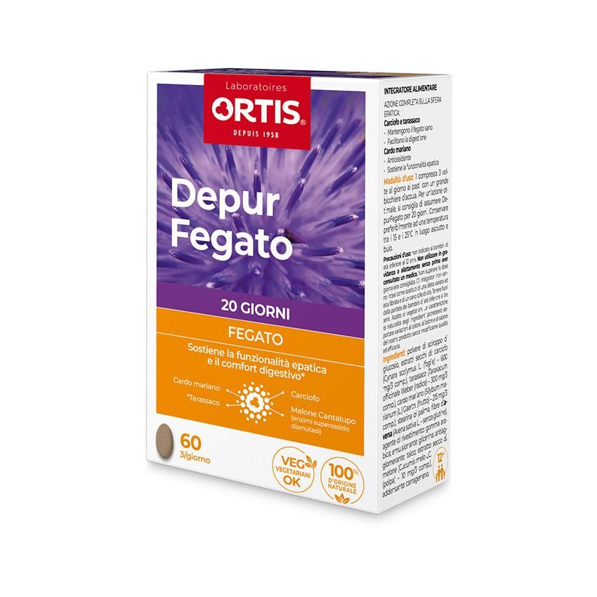 Fegato Puro: Compresse Detossificanti (60 Pezzi)