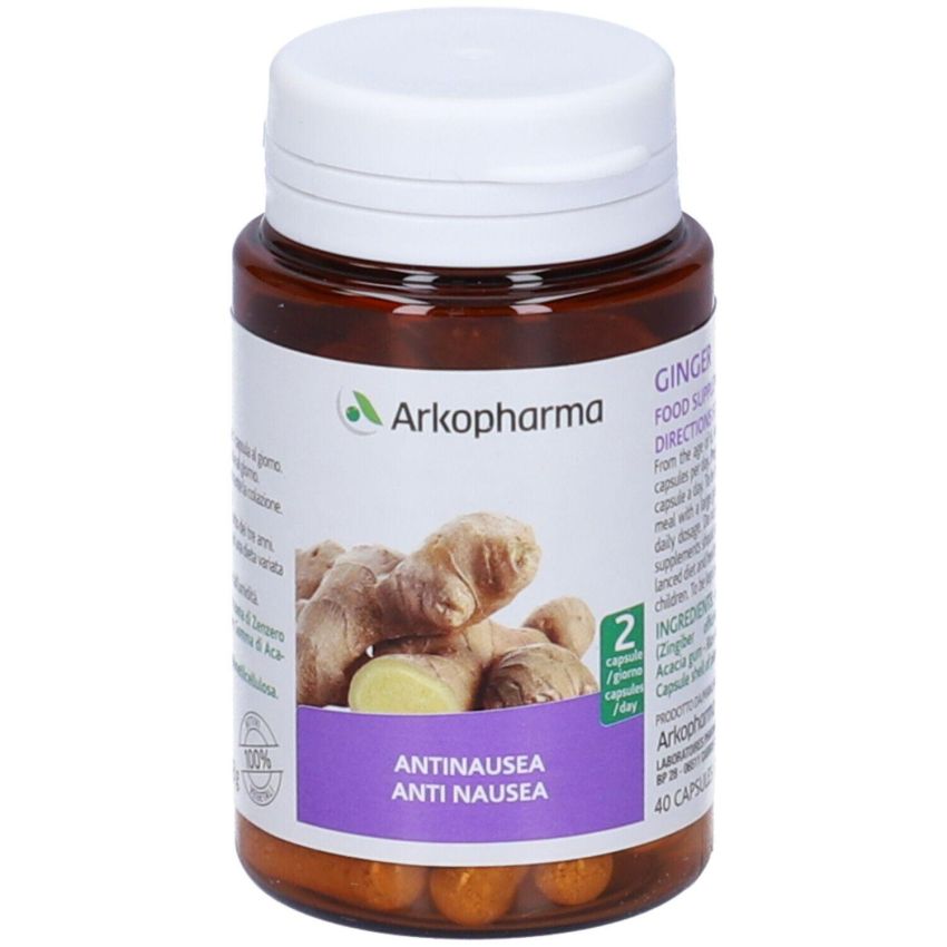 Arkopharma Zenzero Organico Bio, 40 Capsule