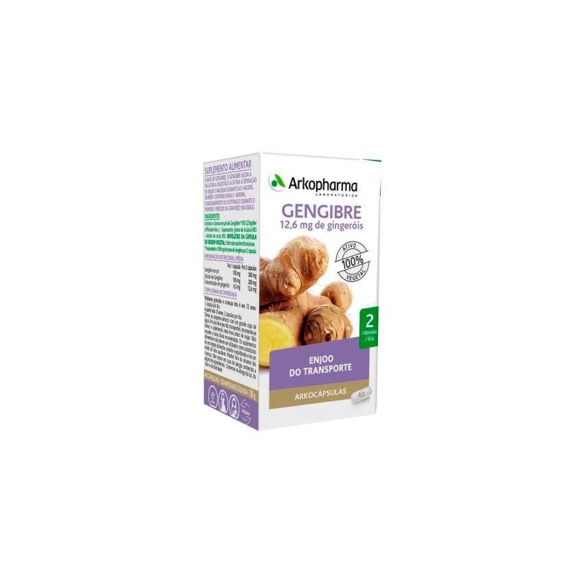 Arkopharma Zenzero Organico Bio, 40 Capsule