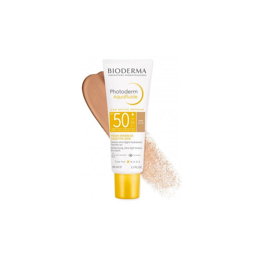 Bioderma Photoderm Aquafluide SPF50+ con Nuance Dorata 40ml