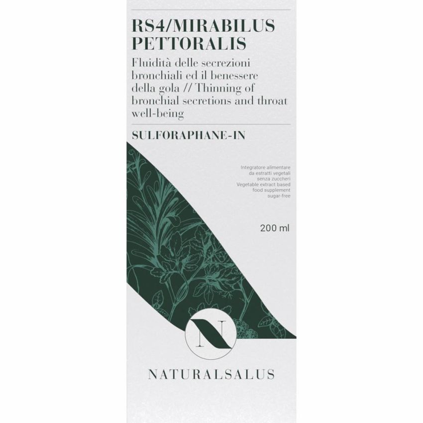Naturalsalus RS4 Mirabilus Pettoralis - Supplemento Naturale 200 ml