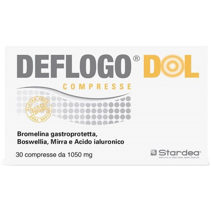 Deflogo Dol - Potente Dolore Relief - 30 Compresse da 1050mg