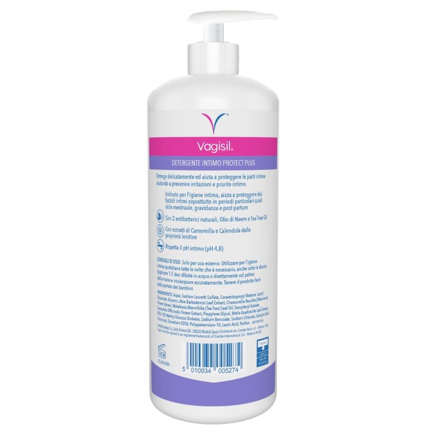 Vagisil Protect Plus - Detergente Intimo Antibatterico 500ml