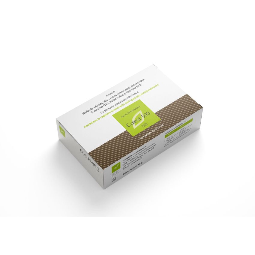 Colest 500 - Integratore Alimentare, 60 Capsule