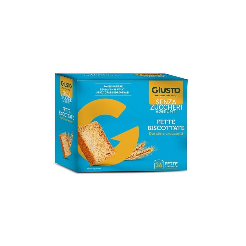 Fette Biscottate Giusto Senza Zuccheri Aggiunti - 300g