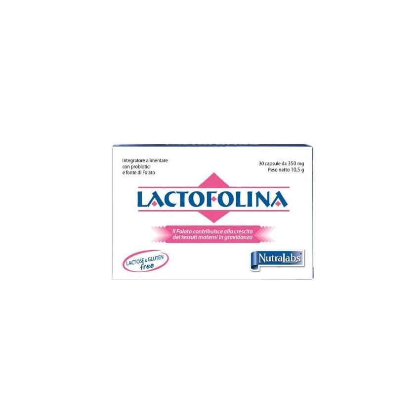 Lactofolina - Integratore Digestivo in Capsule, 30 Pezzi