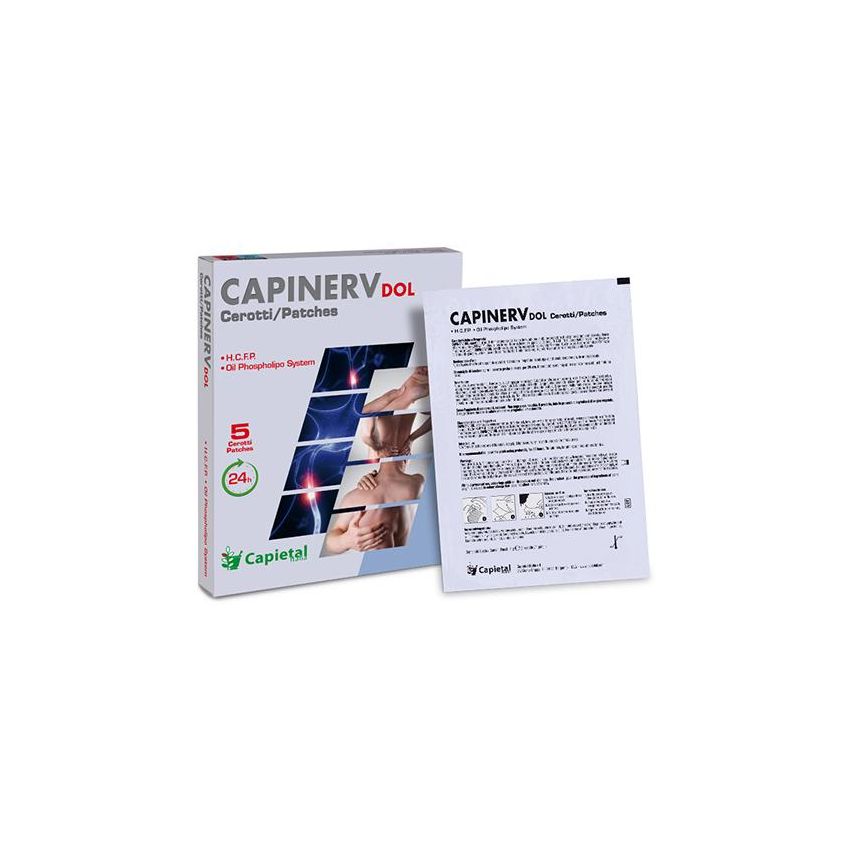 Capinerv Dol - Cerotti Antidolore, Confezione da 5 Pezzi