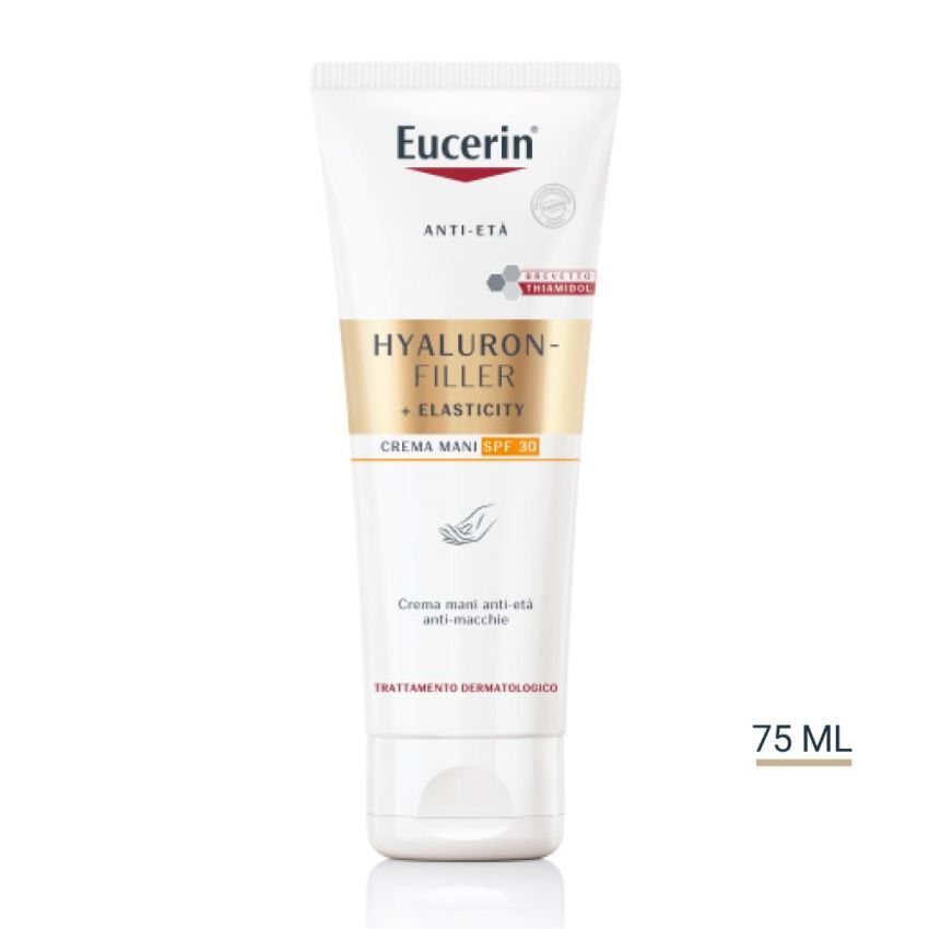 Eucerin Hyaluron Filler + Elasticity Crema Mani Antimacchie 75ml