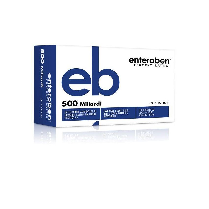 Enteroben Probiotico 500 Miliardi - 10 Stick Monodose