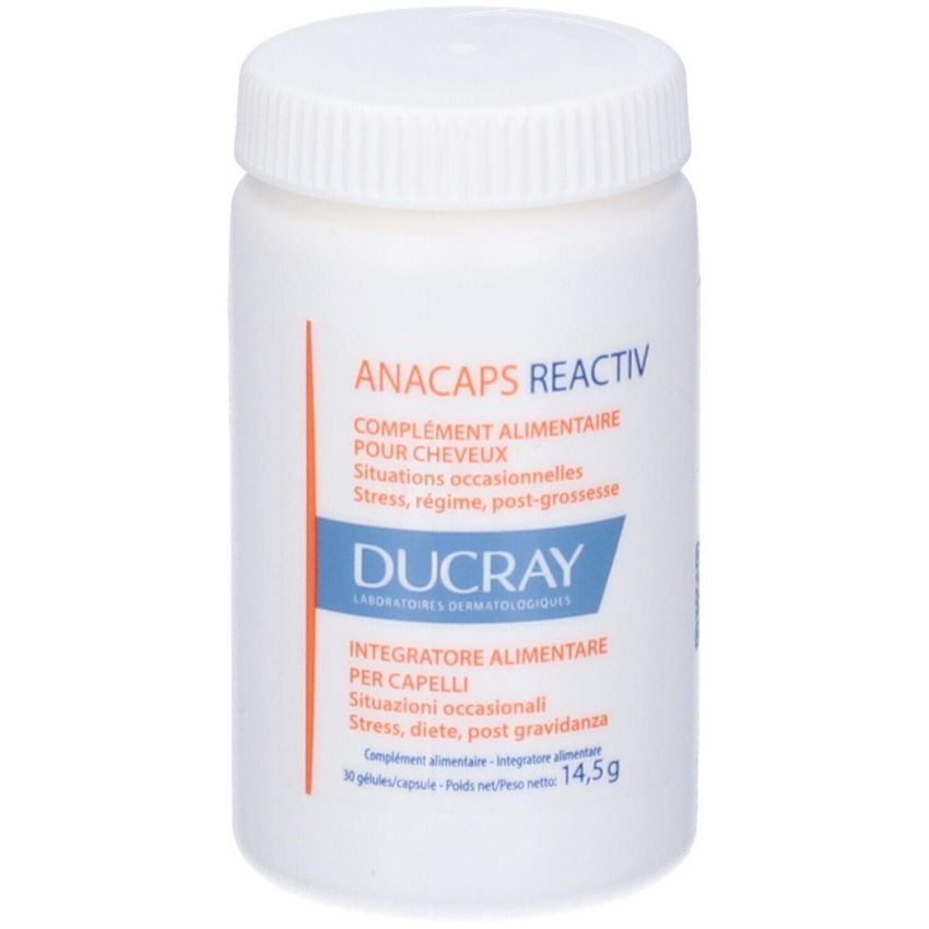 Ducray Anacaps Reactiv - Integratore Alimentare per Capelli