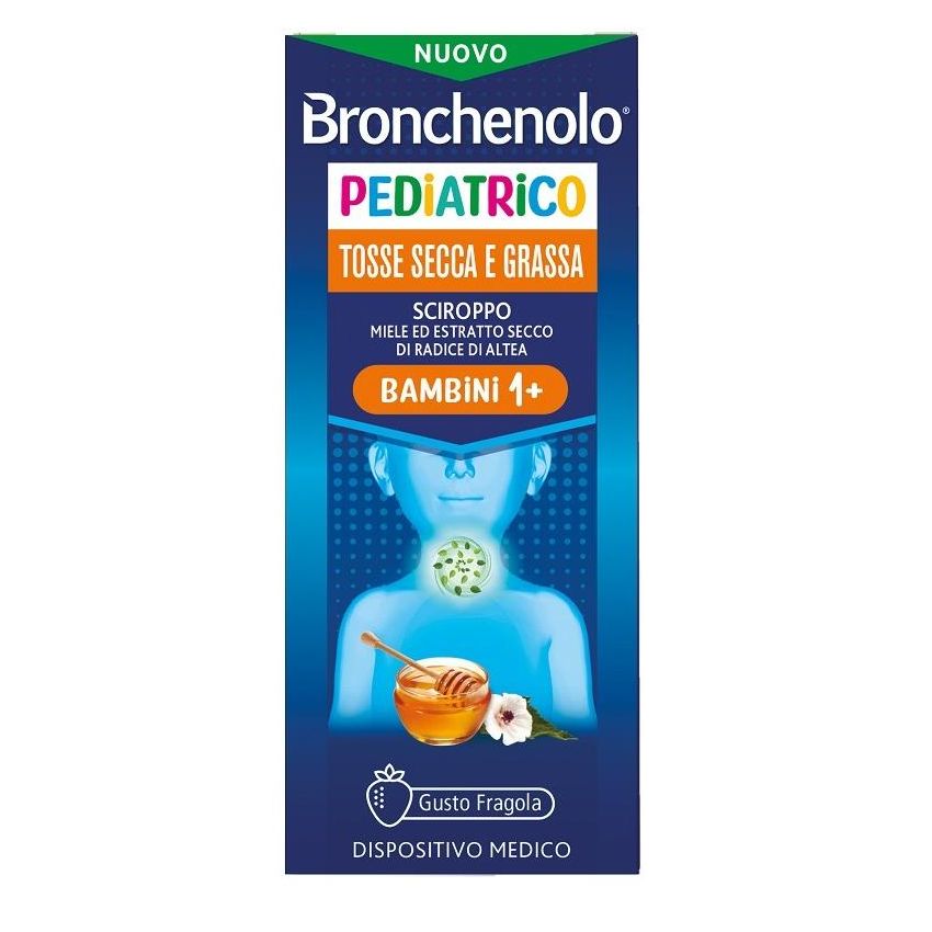 Bronchenolo Pediatrico Bambini 1+ Tosse Secca e Grassa 120ml