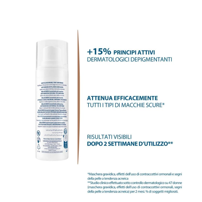 Ducray Melascreen Anti-Macchie Concentrato di Luminosità 30ml