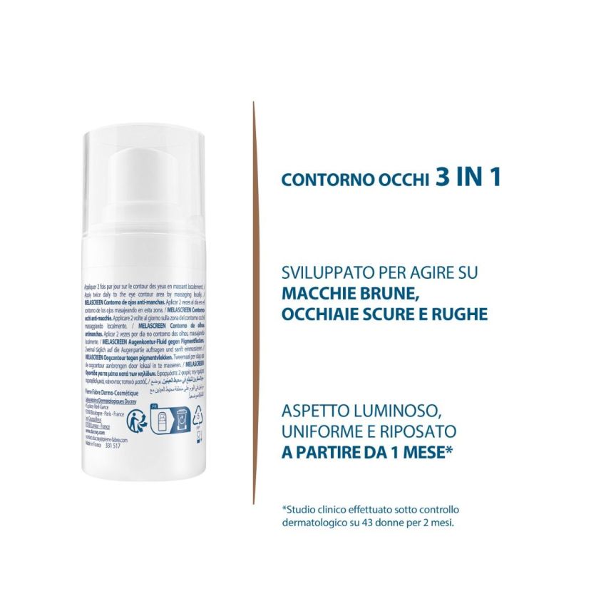 Ducray Melascreen Crema Contorno Occhi Anti-Macchie 15ml