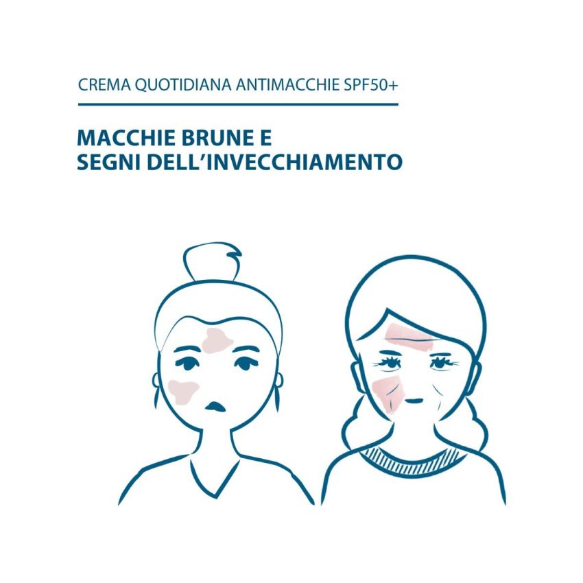 Ducray Melascreen Crema Protettiva SPF50+ Anti-Macchie, 50ml