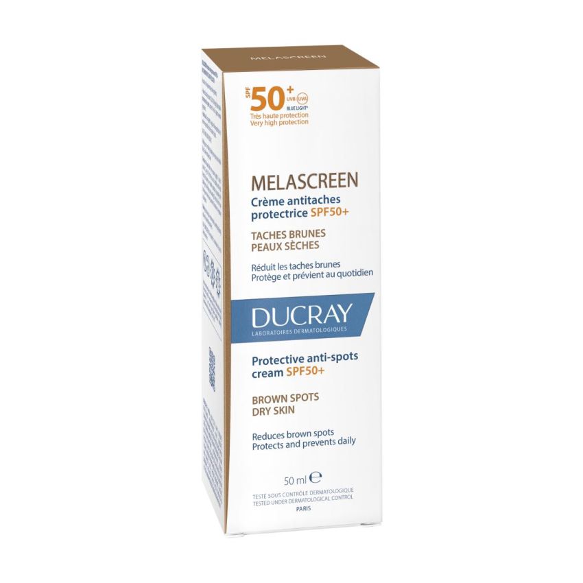Ducray Melascreen Crema Protettiva SPF50+ Anti-Macchie, 50ml