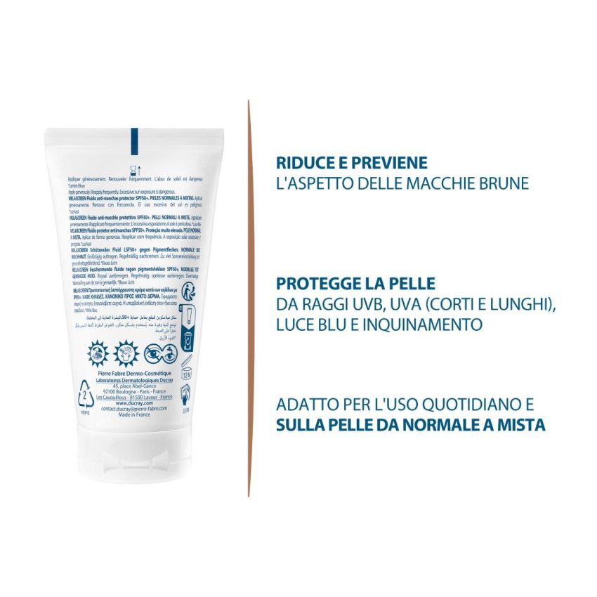Ducray Melascreen Fluido Protettivo Solare Anti-Macchie SPF50+ 40ml