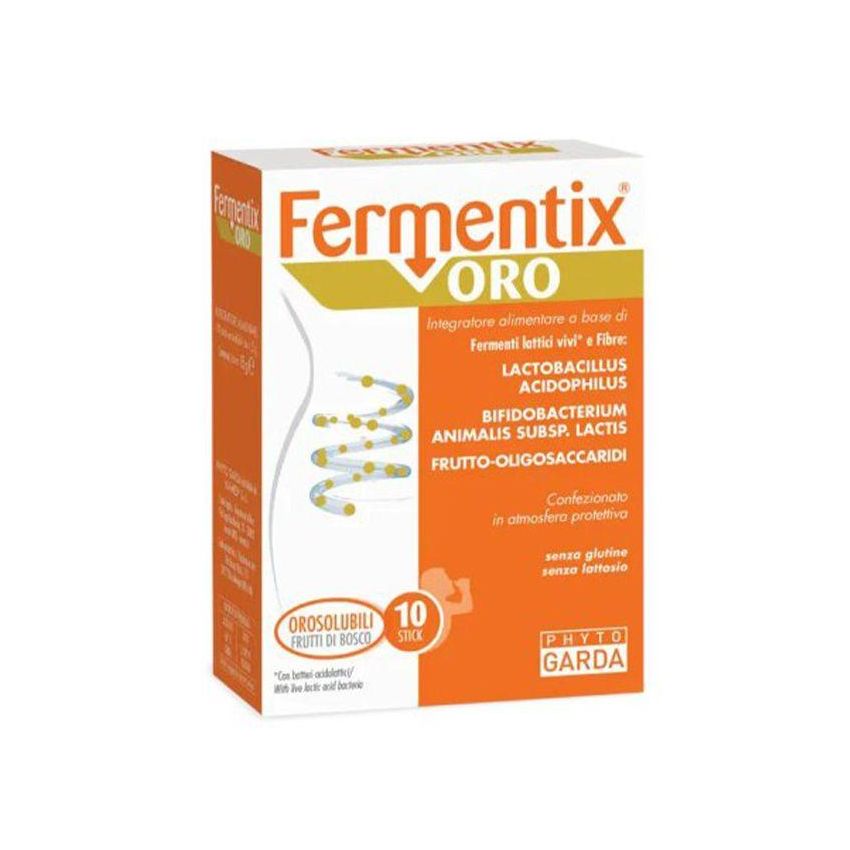 Fermentix Oro Probiotici Digestivi in Stick - Confezione da 10