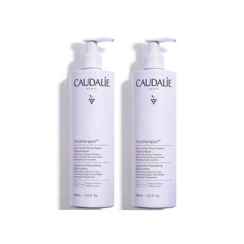 Caudalie Vinotherapist Trattamento Nutriente con Acido Ialuronico per il Corpo - 2x400ml