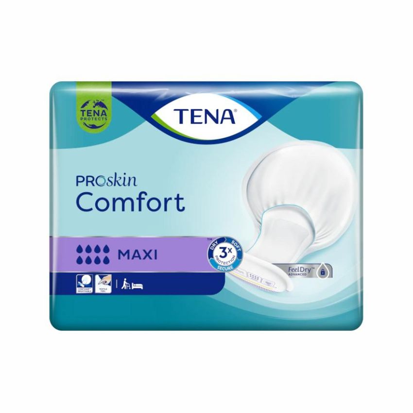 Tena Comfort Maxi - Pannoloni Sagomati, Confezione da 34 Pezzi