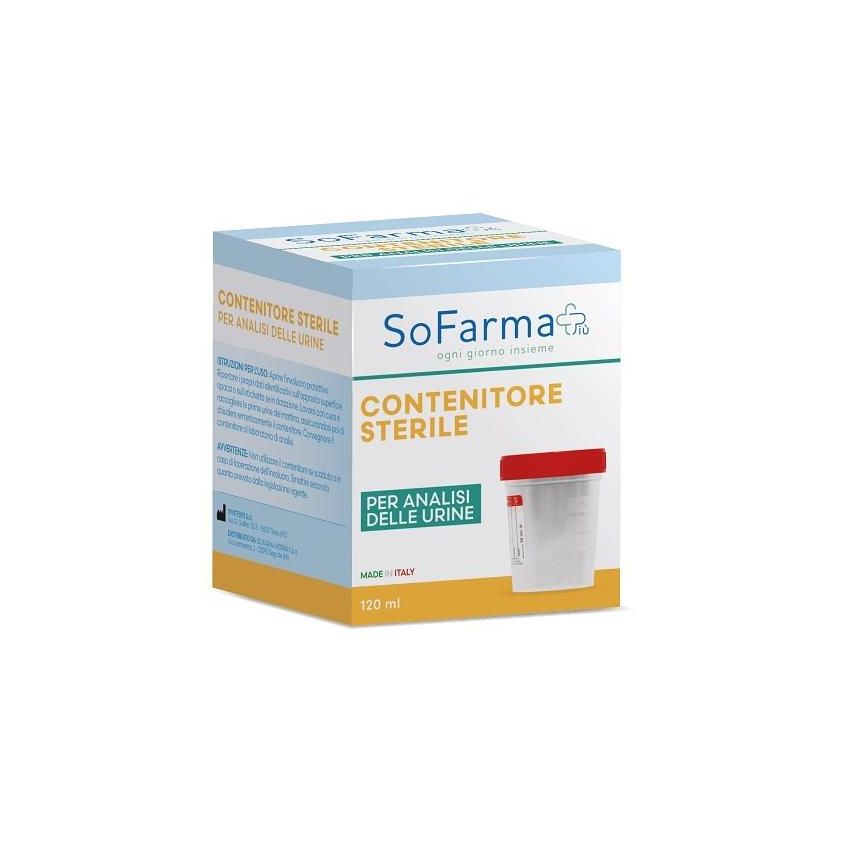 Sofarmapi Contenitore Sterile da 120ml per Campioni di Urina