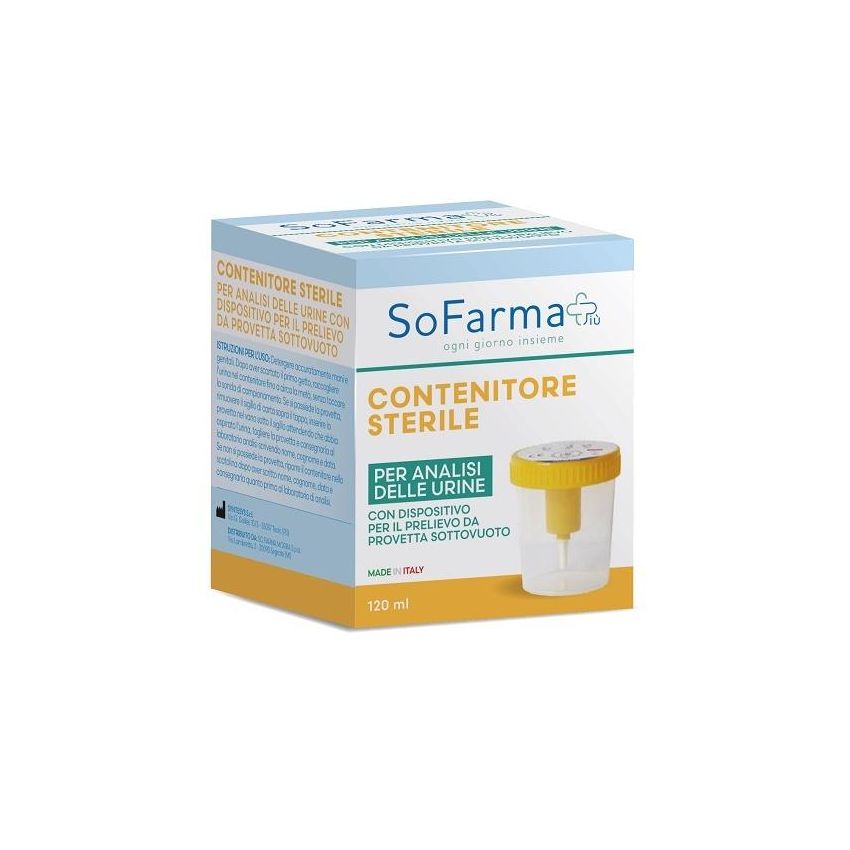 Sofarmapi Contenitore Sterile da 120ml per Urine