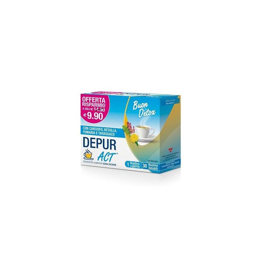 Depur Act Detox: 30 Bustine per la Pulizia del Corpo