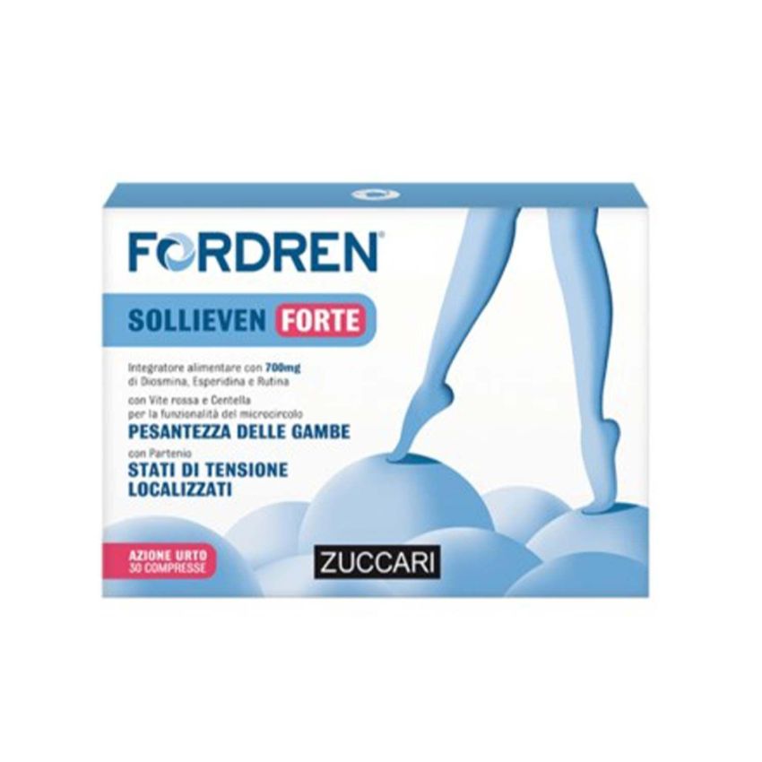 Zuccari Fordren Sollieven Forte - Integratore Alimentare, 30 Compresse