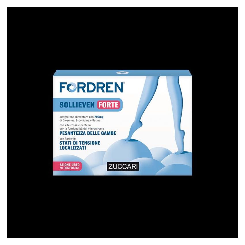 Zuccari Fordren Sollieven Forte - Integratore Alimentare, 30 Compresse