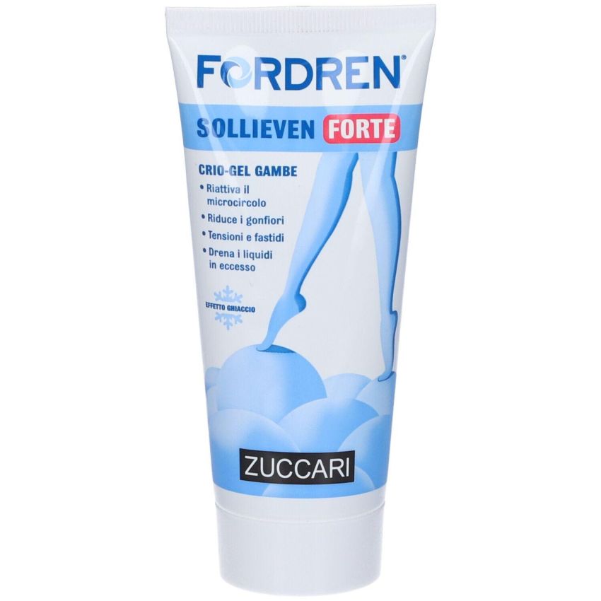 Zuccari Fordren Sollieven Forte - Crio Gel Rigenerante per Gambe, 100ml