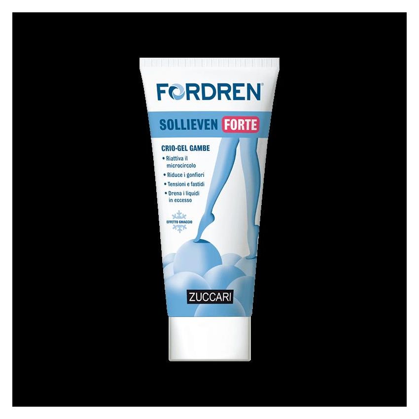Zuccari Fordren Sollieven Forte - Crio Gel Rigenerante per Gambe, 100ml