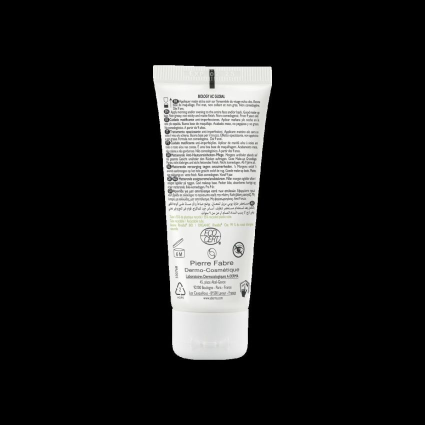 A-Derma Biology AC Trattamento Opacizzante 40ml