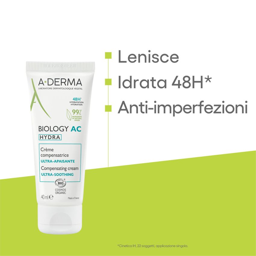 A-Derma Biology Advanced Hydra Soothing Cream for Blemishes - 40ml