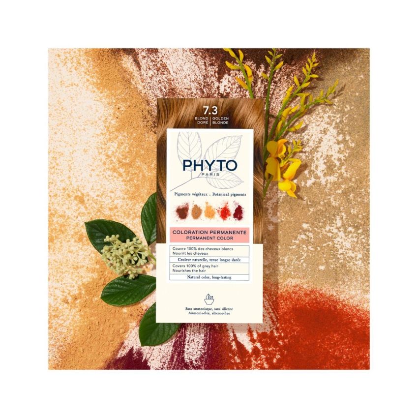 Phyto Phytocolor 7.3: Colorazione Permanente per Capelli in Biondo Dorato