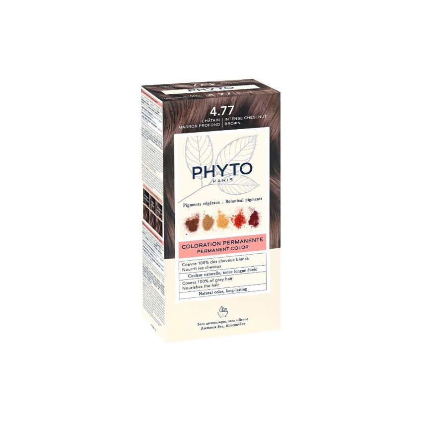 Phyto Phytocolor 4.77: Colorazione Permanente per Capelli Castano Marrone Intenso